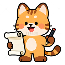 卡通可爱猫咪绘画创作素材