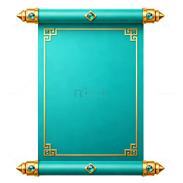 古典卷轴装饰图案元素