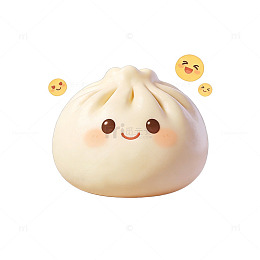 可爱包子表情包设计素材