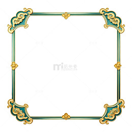 华丽古典边框装饰设计元素