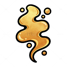 抽象金流艺术装饰图案