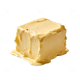 黄油块特写美食