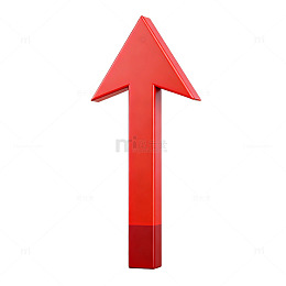 红色箭头指示图标设计素材