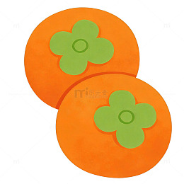 卡通风格柿子图标设计素材