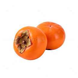 透明背景柿子特写水果素材