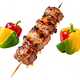 烤肉串美食片