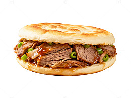 中式肉夹馍美食片
