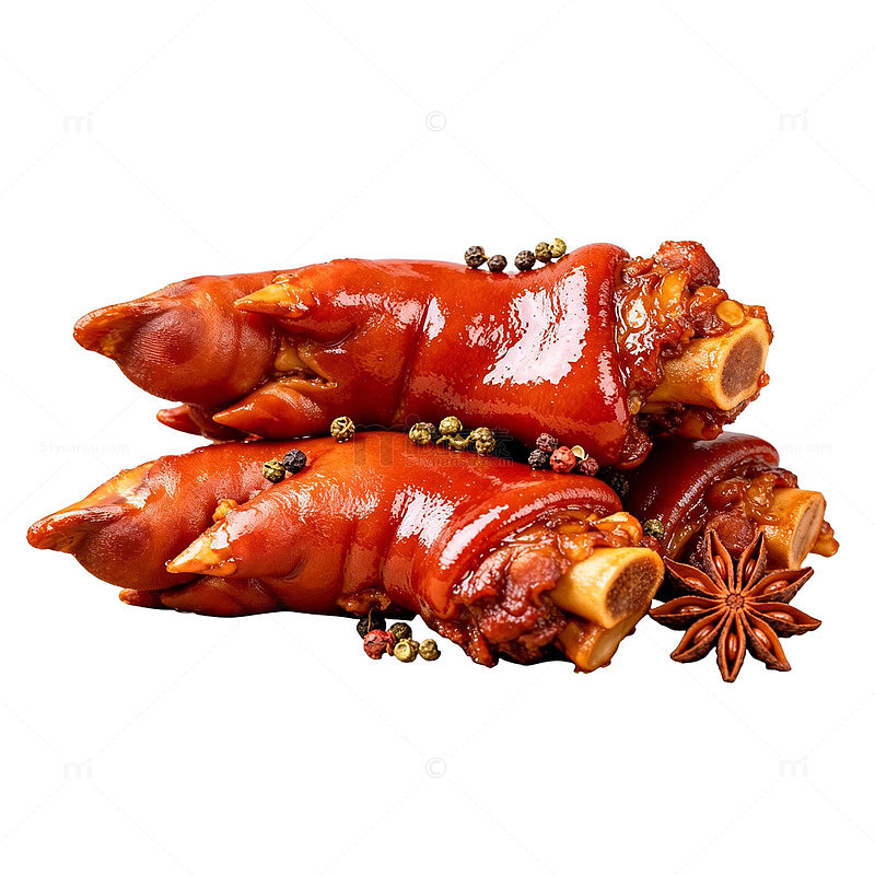 卤味猪蹄美食片