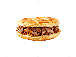 酥皮肉夹馍美食片