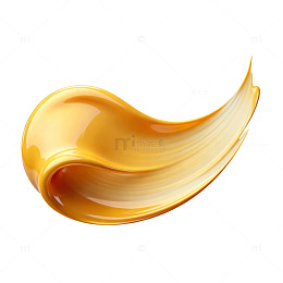 蜂蜜质感流体特效设计元素