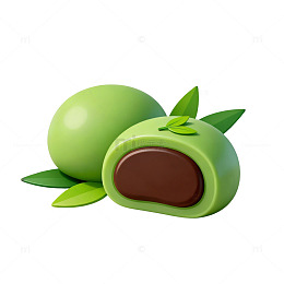 卡通风格橄榄果与巧克力设计素材