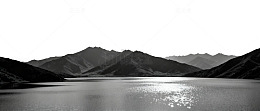 黑白山水风光片