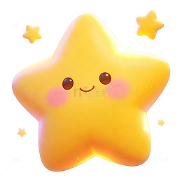 清新简约治愈系星星元素