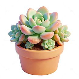 多肉植物盆栽插图