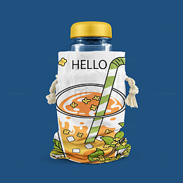 文创产品展示图  饮水杯杯套产品样机