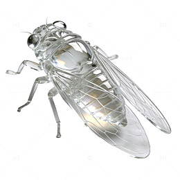 透明金属蜜蜂雕塑艺术摆件
