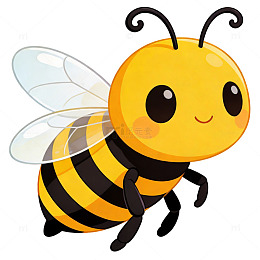 卡通蜜蜂形象设计素材