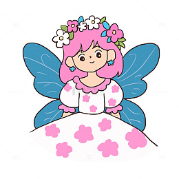 春天花仙子免抠元素