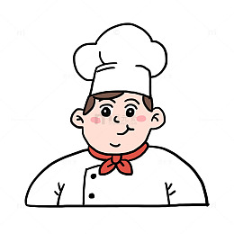 劳动节厨师免抠元素