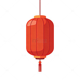红色灯笼节日装饰矢量素材