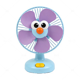 可爱花朵电风扇卡通图片