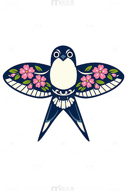 传统风筝插画图案