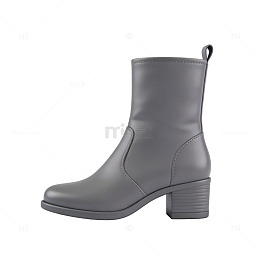 灰色短靴时尚靴