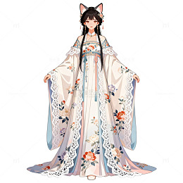 古风插画人物设计素材