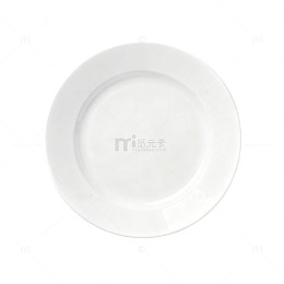 简约白色餐盘静物