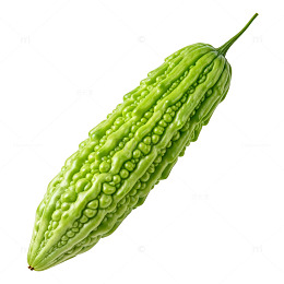 苦瓜特写透明背景素材