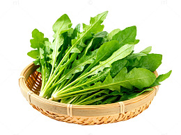 竹篮青菜新鲜蔬菜