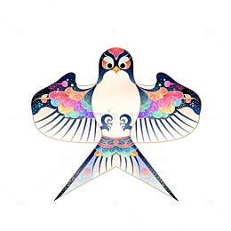 传统风筝图案设计素材