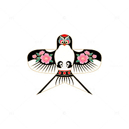 传统中国风风筝图案设计