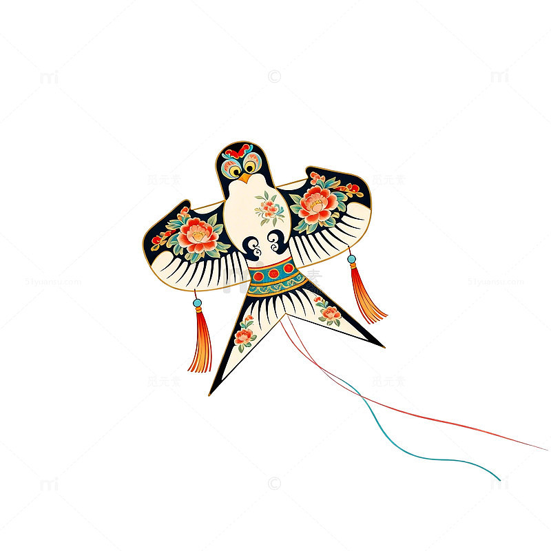 中国风传统风筝图案设计元素