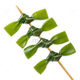 绿叶串美食小吃插图