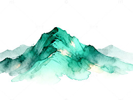 水墨山水画山峦意境图