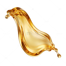 金黄色液体动态效果素材