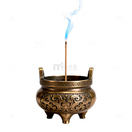 古典香炉熏香