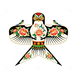传统中国风风筝图案设计