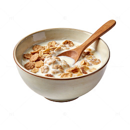 简约清新早餐燕麦图片