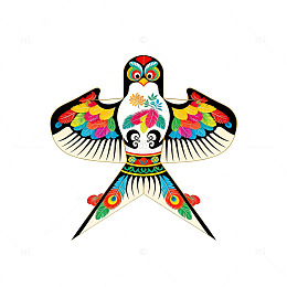 传统彩绘风筝图案设计