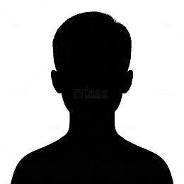 简约剪影头像设计素材