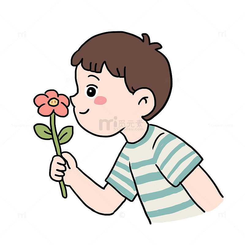 春天春游花香免抠元素