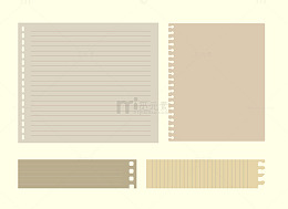 简约线条笔记本纸素材