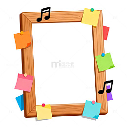 木框便签创意相框设计素材