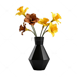 简约现代花瓶插花艺术