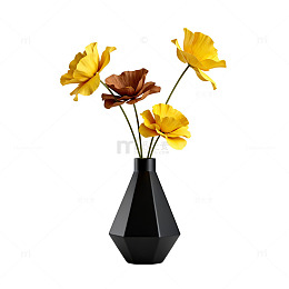 简约现代花瓶花卉装饰