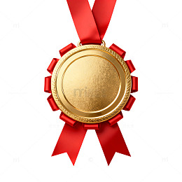 金质奖章奖牌素材