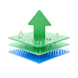 科技感箭头上升图示