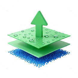 科技感箭头分层展示图